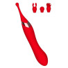 INTOYOU Stimulateur de clitoris Onax Double Pulse Rouge